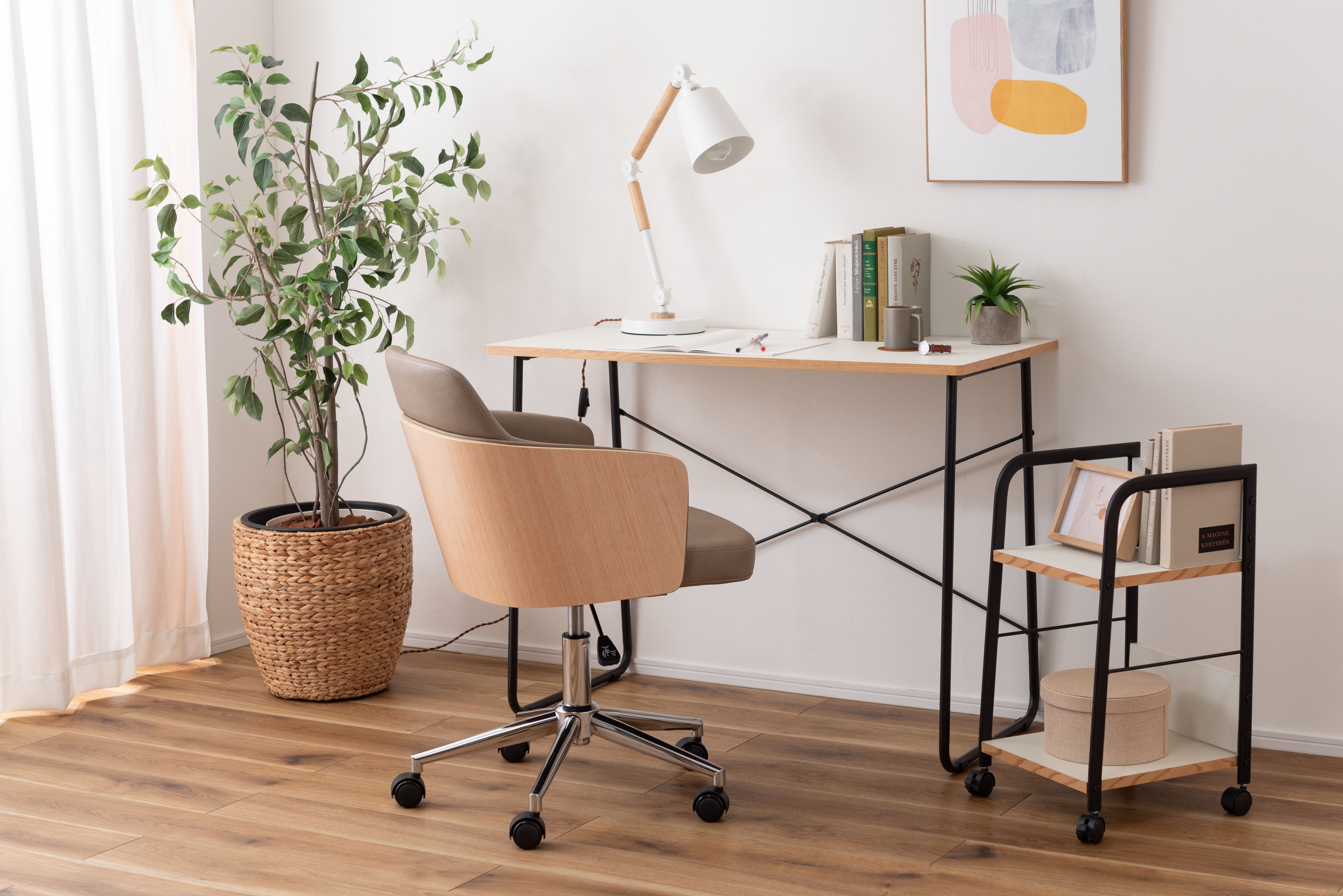Cresca Desk Chair NBE / クレスカ デスクチェア ナチュラルベージュ