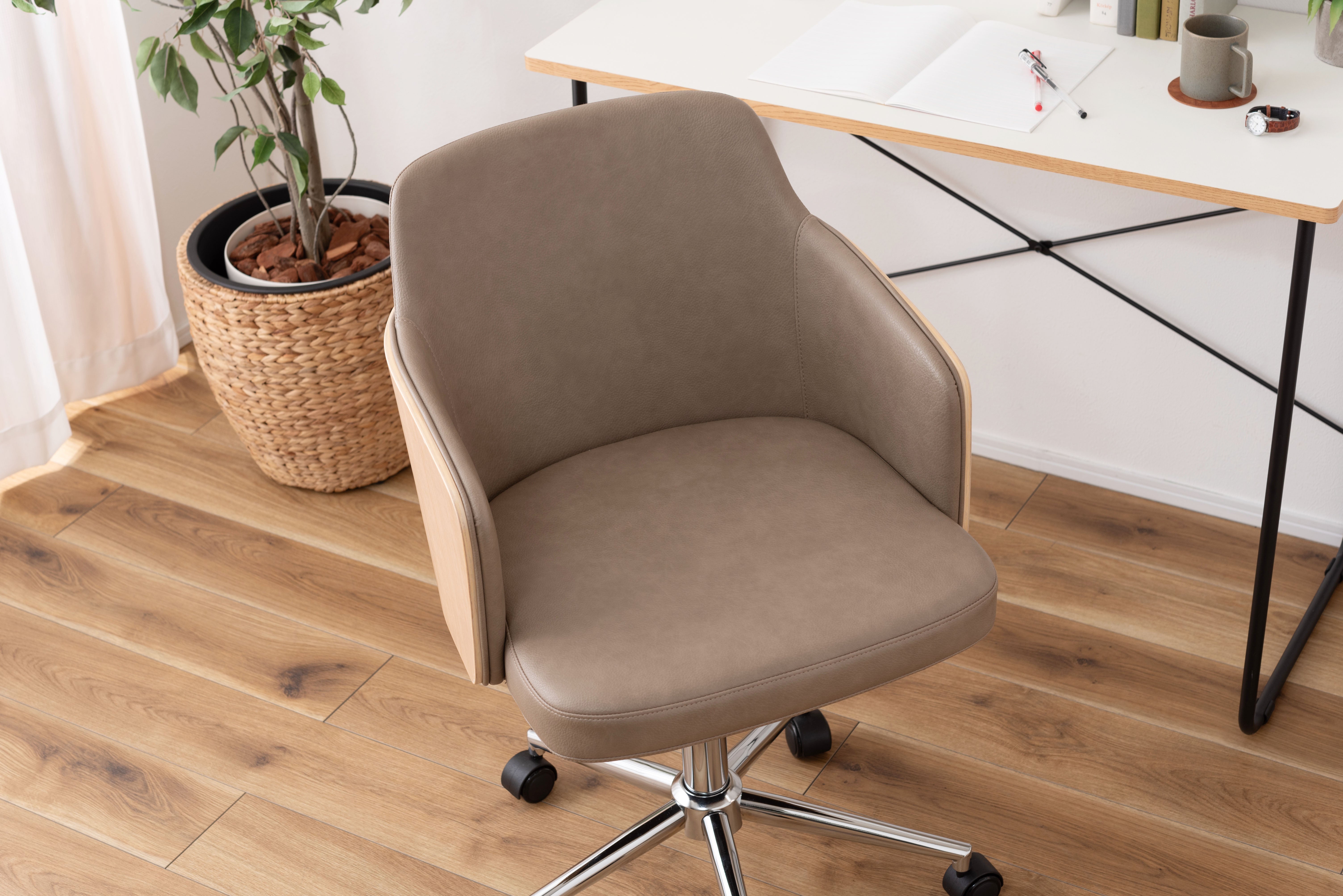 Cresca Desk Chair NBE / クレスカ デスクチェア ナチュラルベージュ
