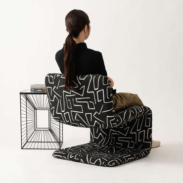 Glyph Lounge Chair BK / グリフ ラウンジチェア ブラック