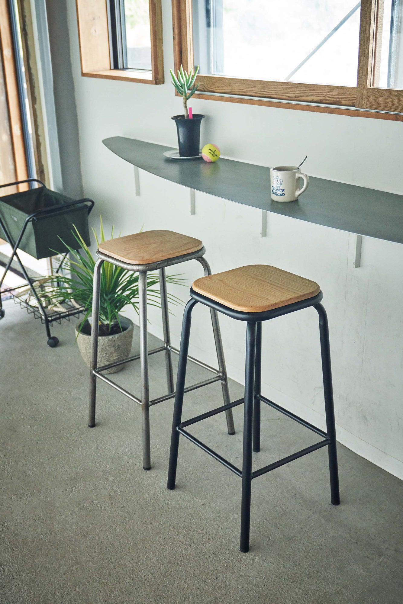 Bruto High Stool SV / ブルート ハイスツール シルバー
