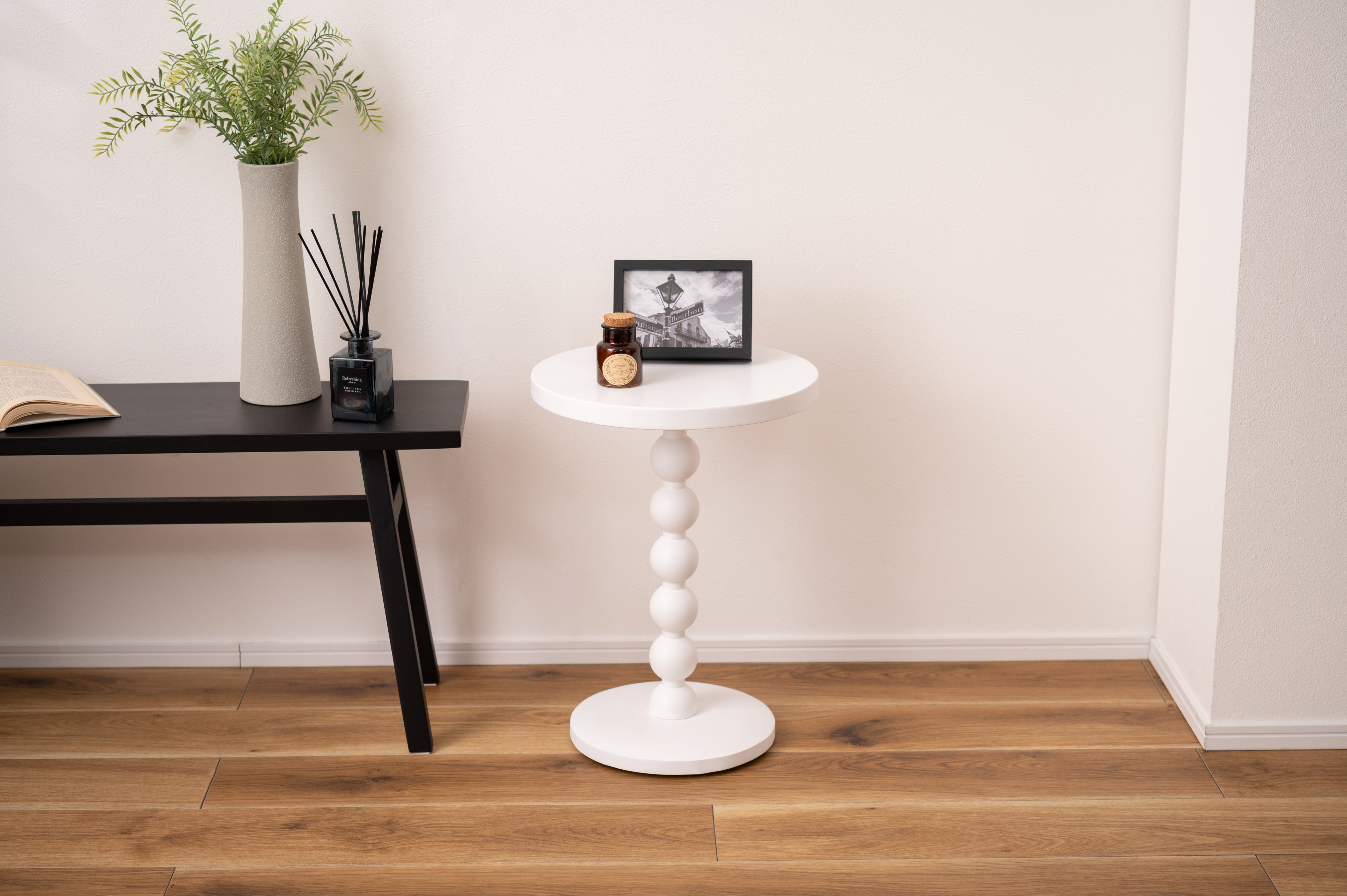 Pallo Side Table WH / パロ サイドテーブル ホワイト