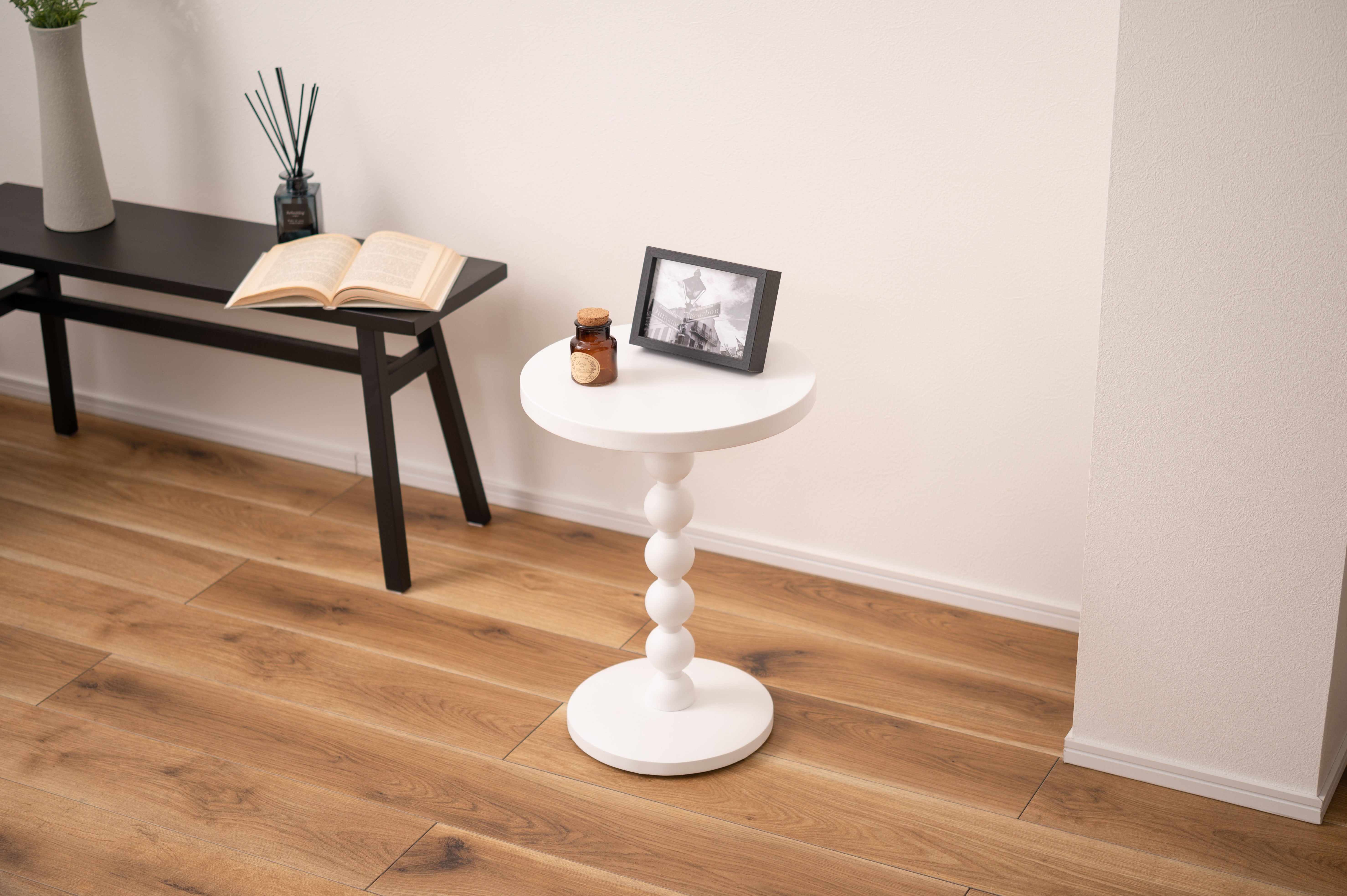 Pallo Side Table WH / パロ サイドテーブル ホワイト