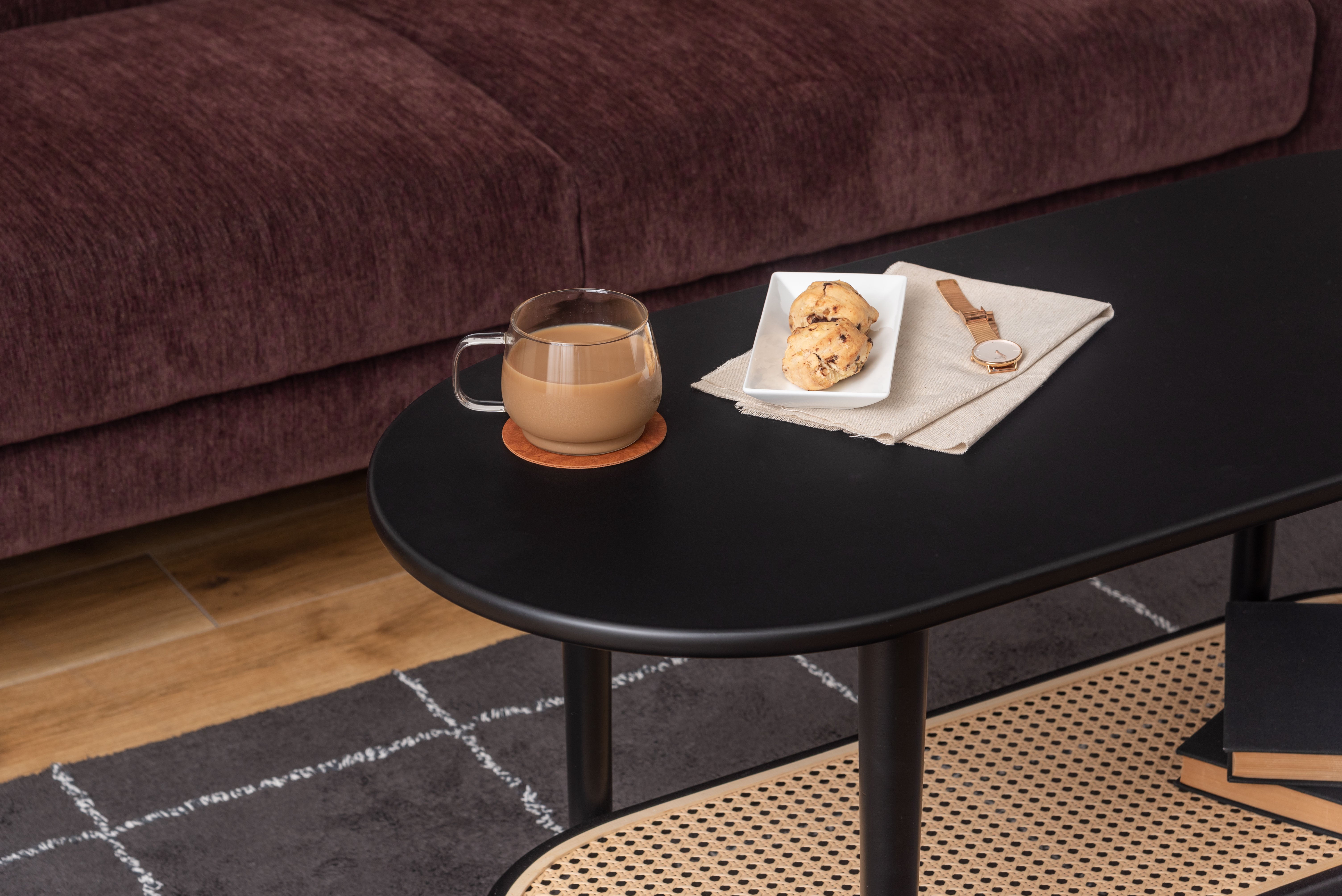 Arco Center Table BK / アルコ センターテーブル ブラック