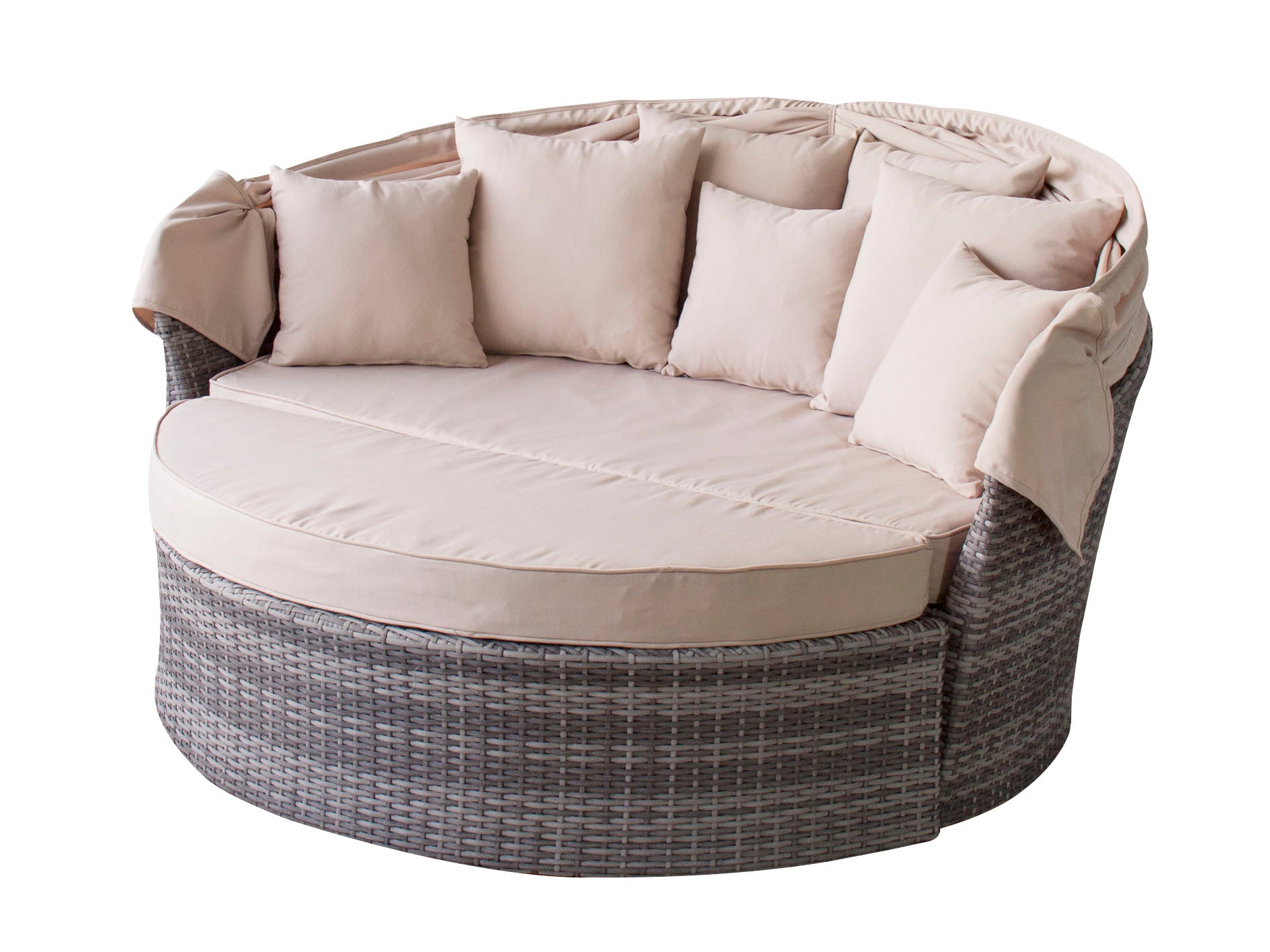 Loma Daybed Sofa & Table Set BE / ロマ デイベッドソファ＆テーブルセット ベージュ