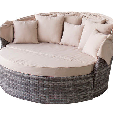 Loma Daybed Sofa & Table Set BE / ロマ デイベッドソファ＆テーブルセット ベージュ