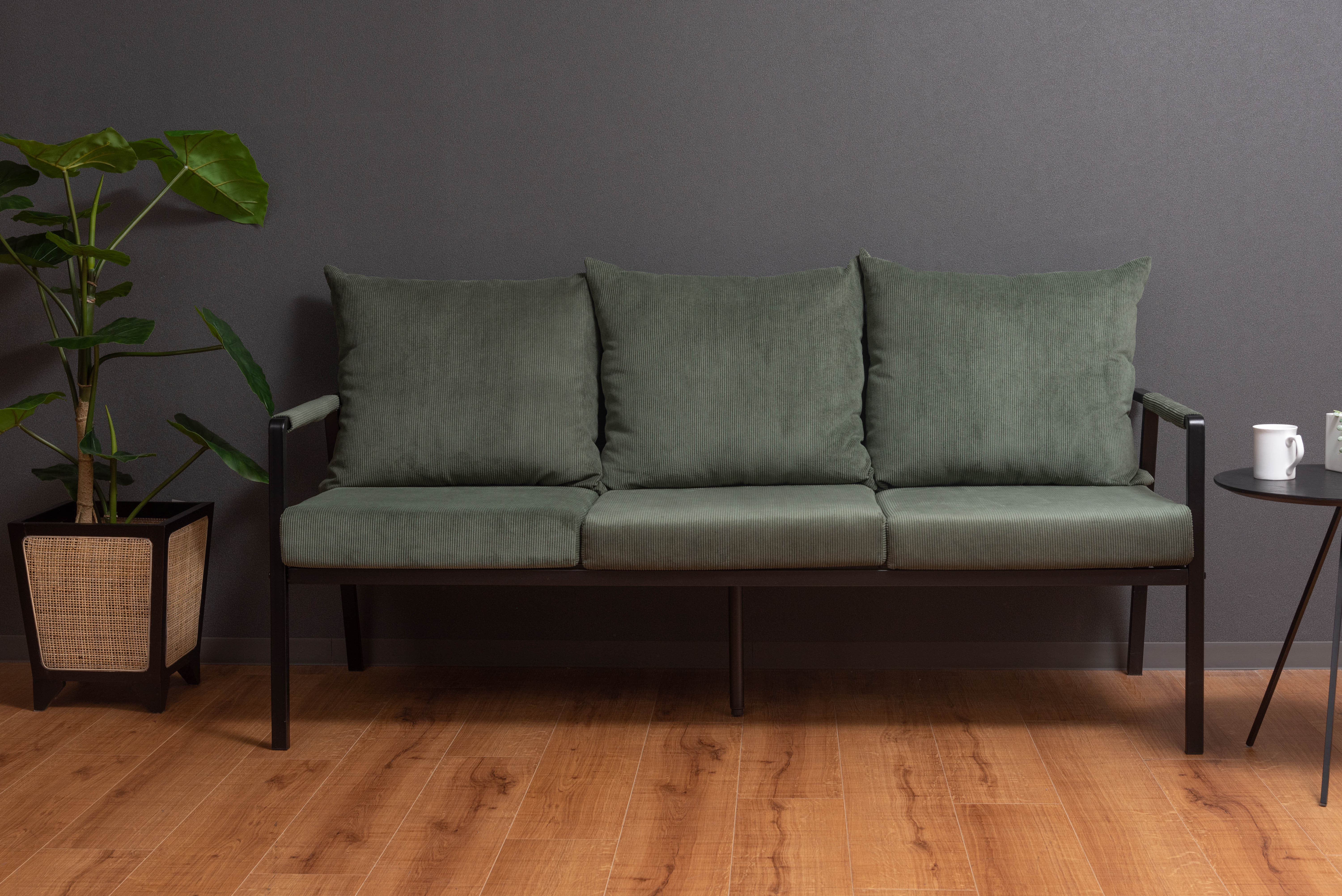 Platt 3P Sofa GR / プラット 3P ソファ グリーン