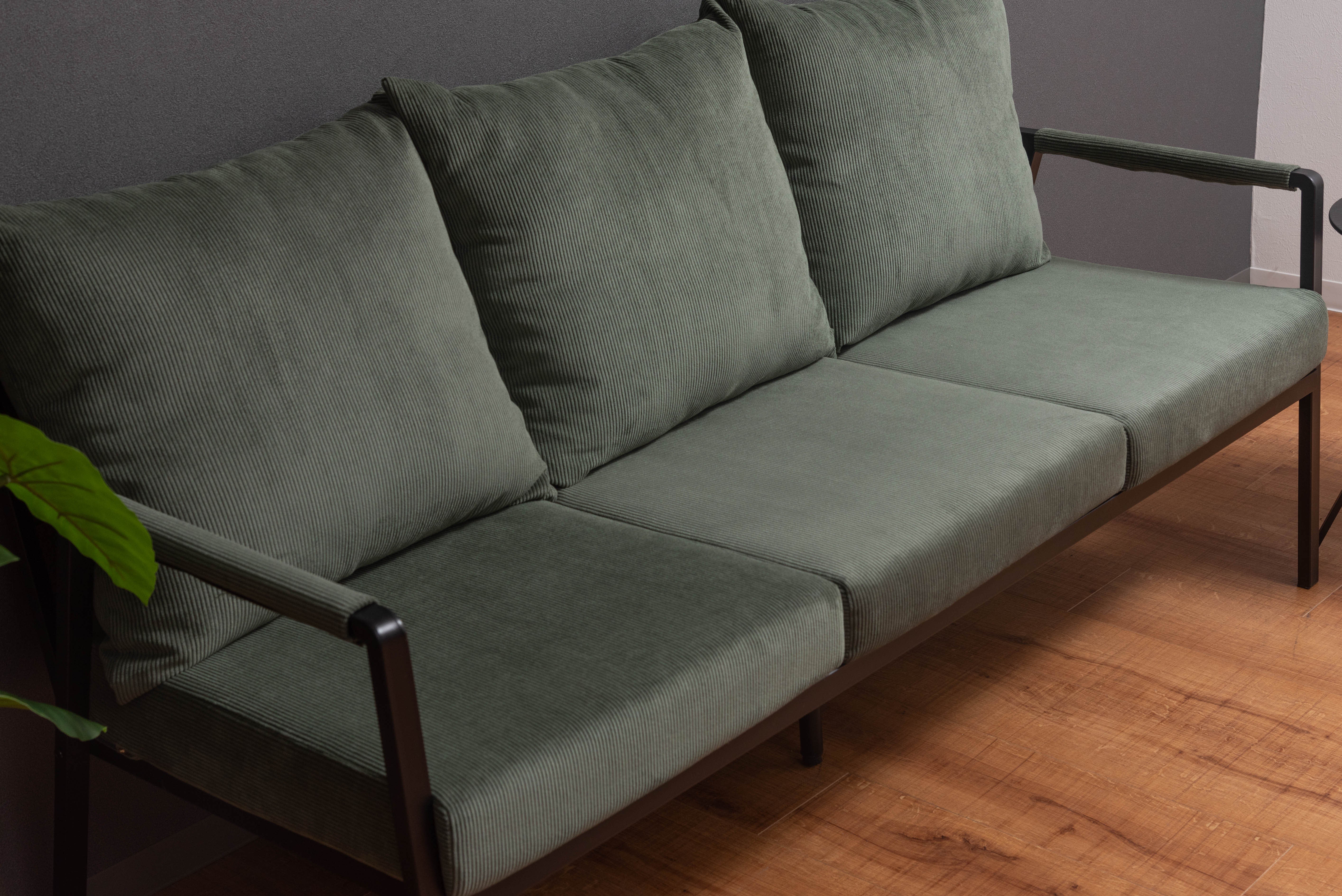 Platt 3P Sofa GR / プラット 3P ソファ グリーン