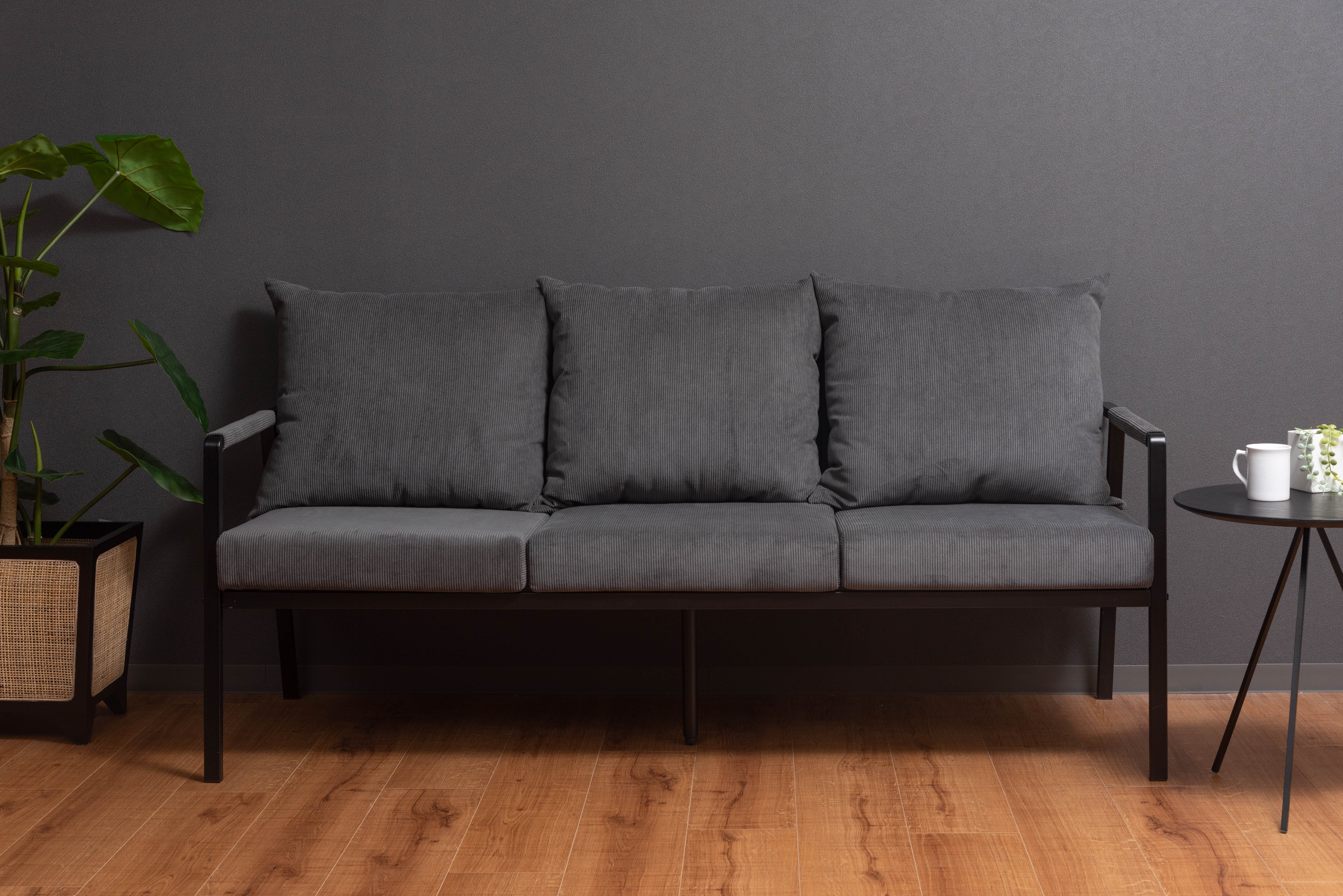 Platt 3P Sofa GY / プラット 3P ソファ グレー