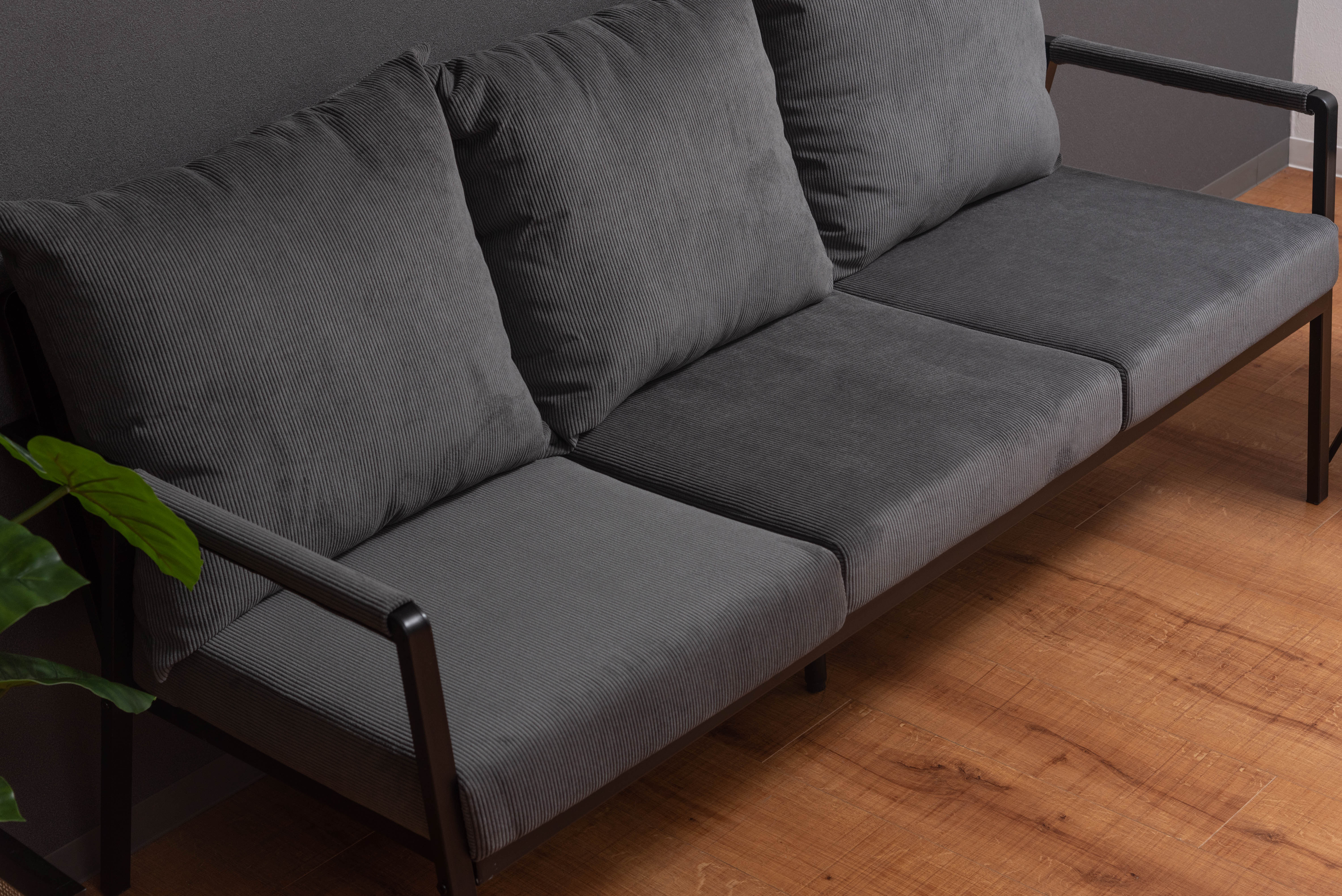 Platt 3P Sofa GY / プラット 3P ソファ グレー