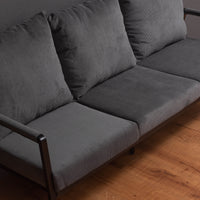 Platt 3P Sofa GY / プラット 3P ソファ グレー
