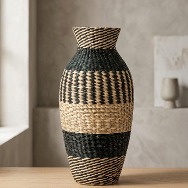 Reed Vase Object BK / リード ベース オブジェ ブラック