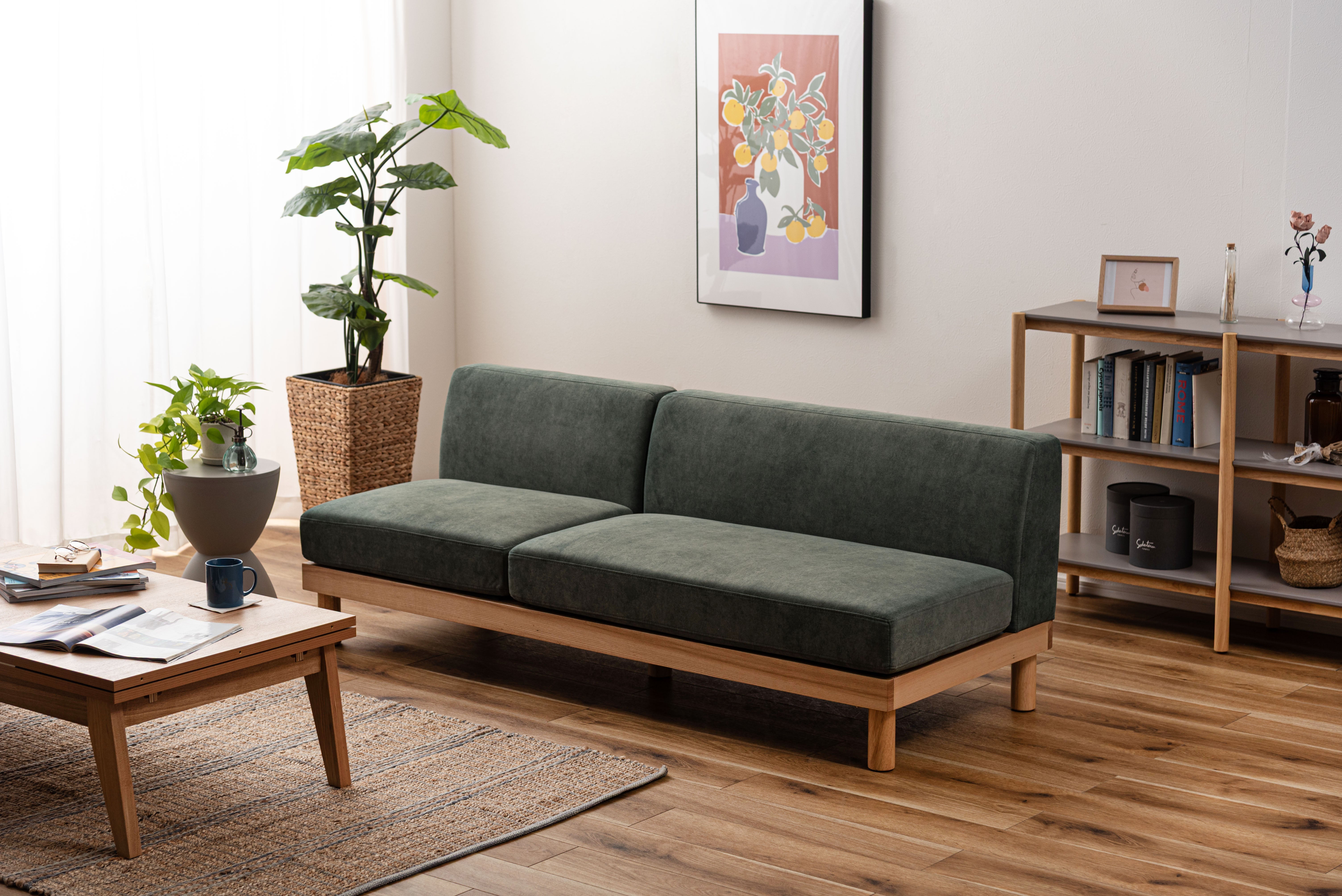 Calmo Sofa GR / カルモ ソファ グリーン