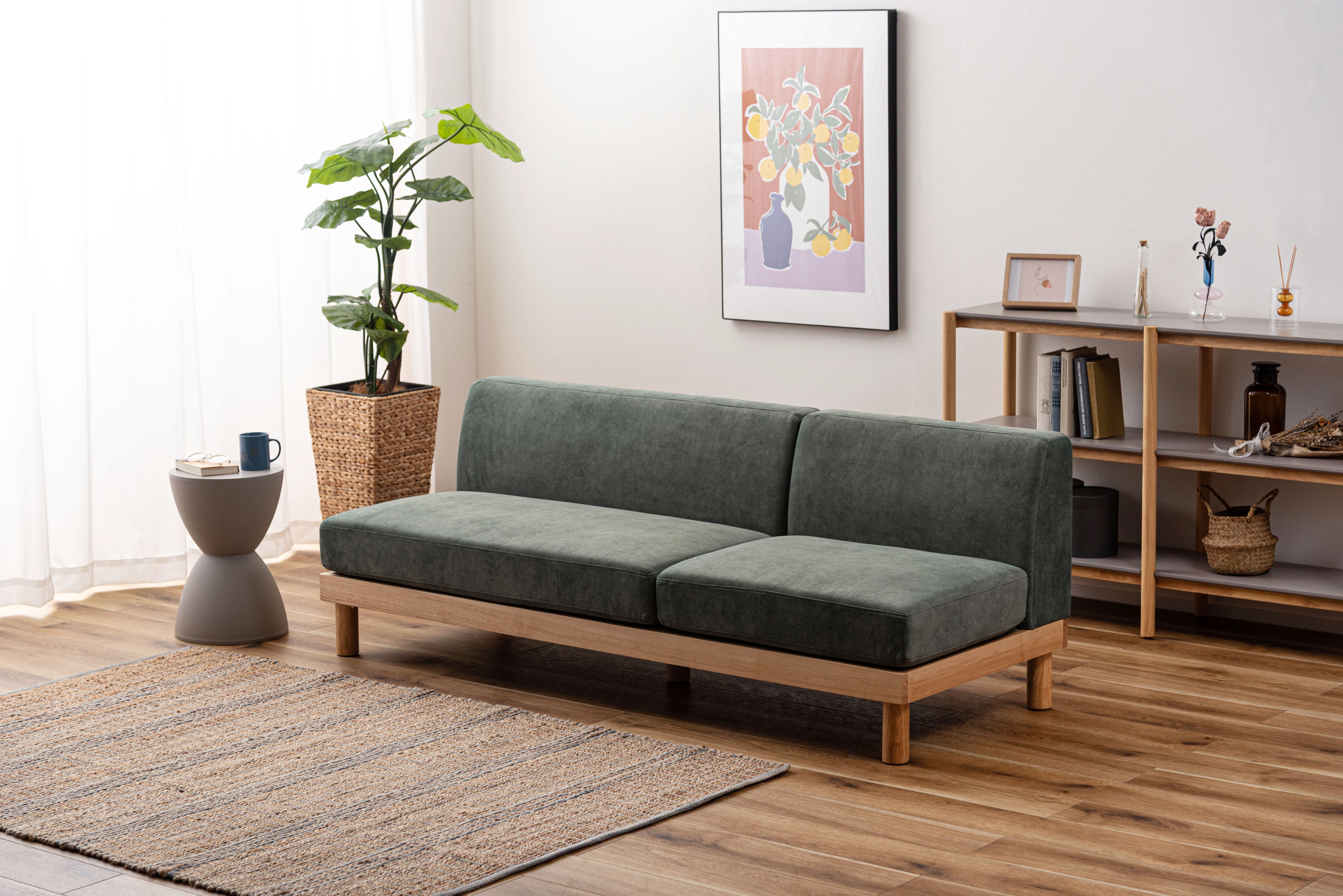 Calmo Sofa GR / カルモ ソファ グリーン