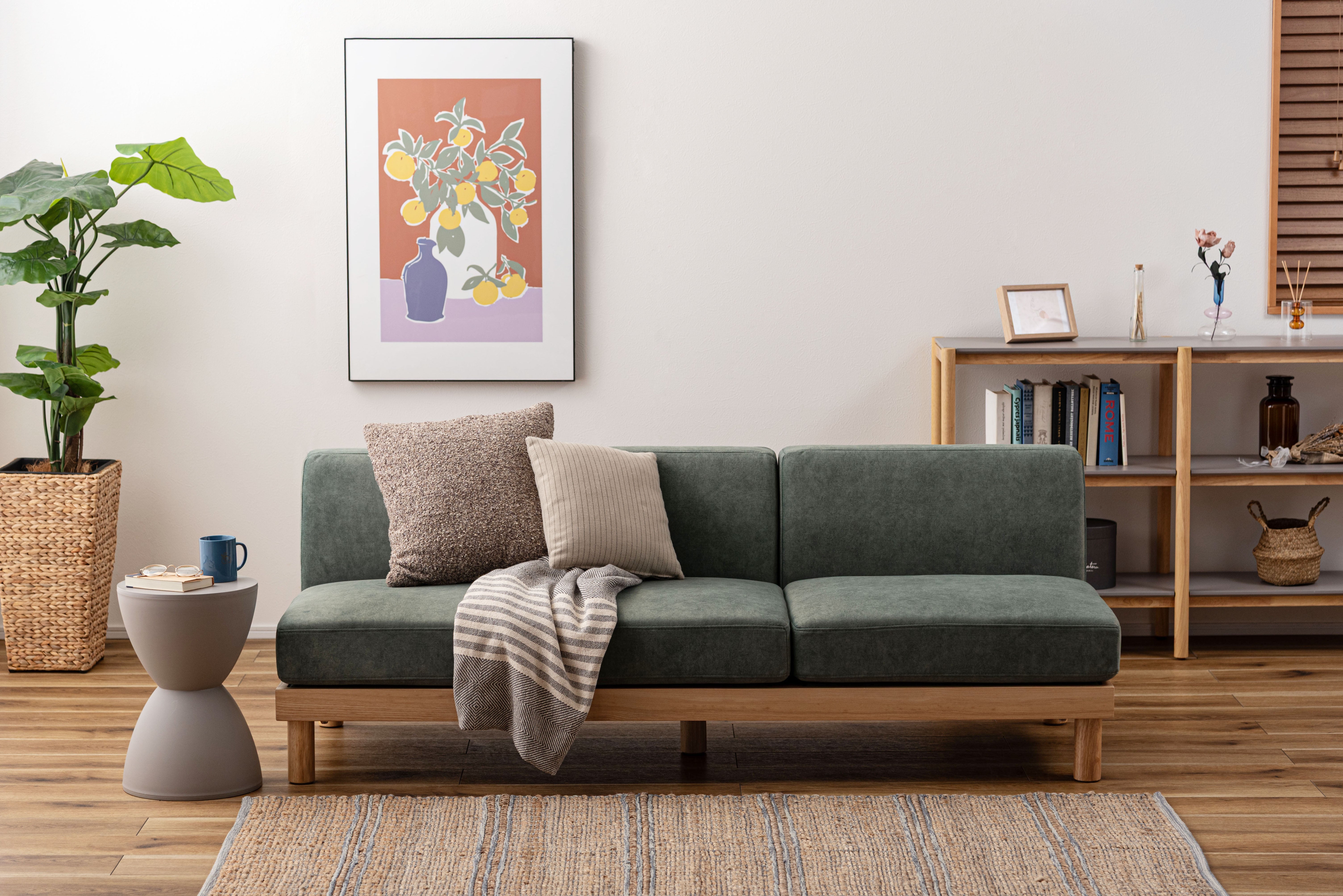Calmo Sofa GR / カルモ ソファ グリーン