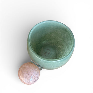 Ball Handle Mug green × Pink / ボールハンドルマグ グリーン×ピンク
