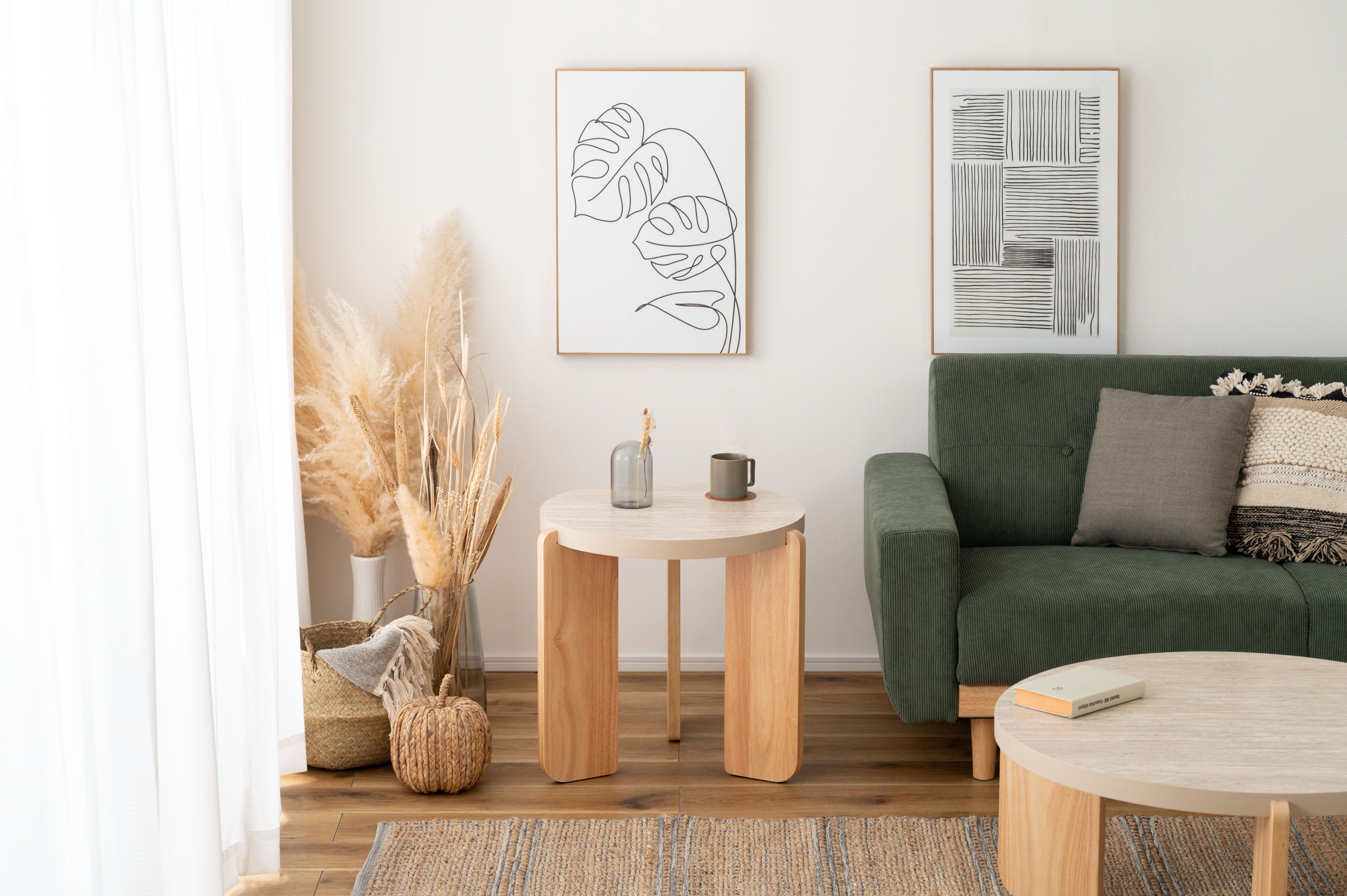 Pluumo Side Table BE / プルーモ サイドテーブル ベージュ