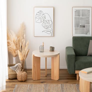 Pluumo Side Table BE / プルーモ サイドテーブル ベージュ