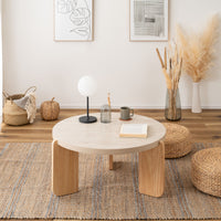 Pluumo Round Table BE / プルーモ ラウンドテーブル ベージュ