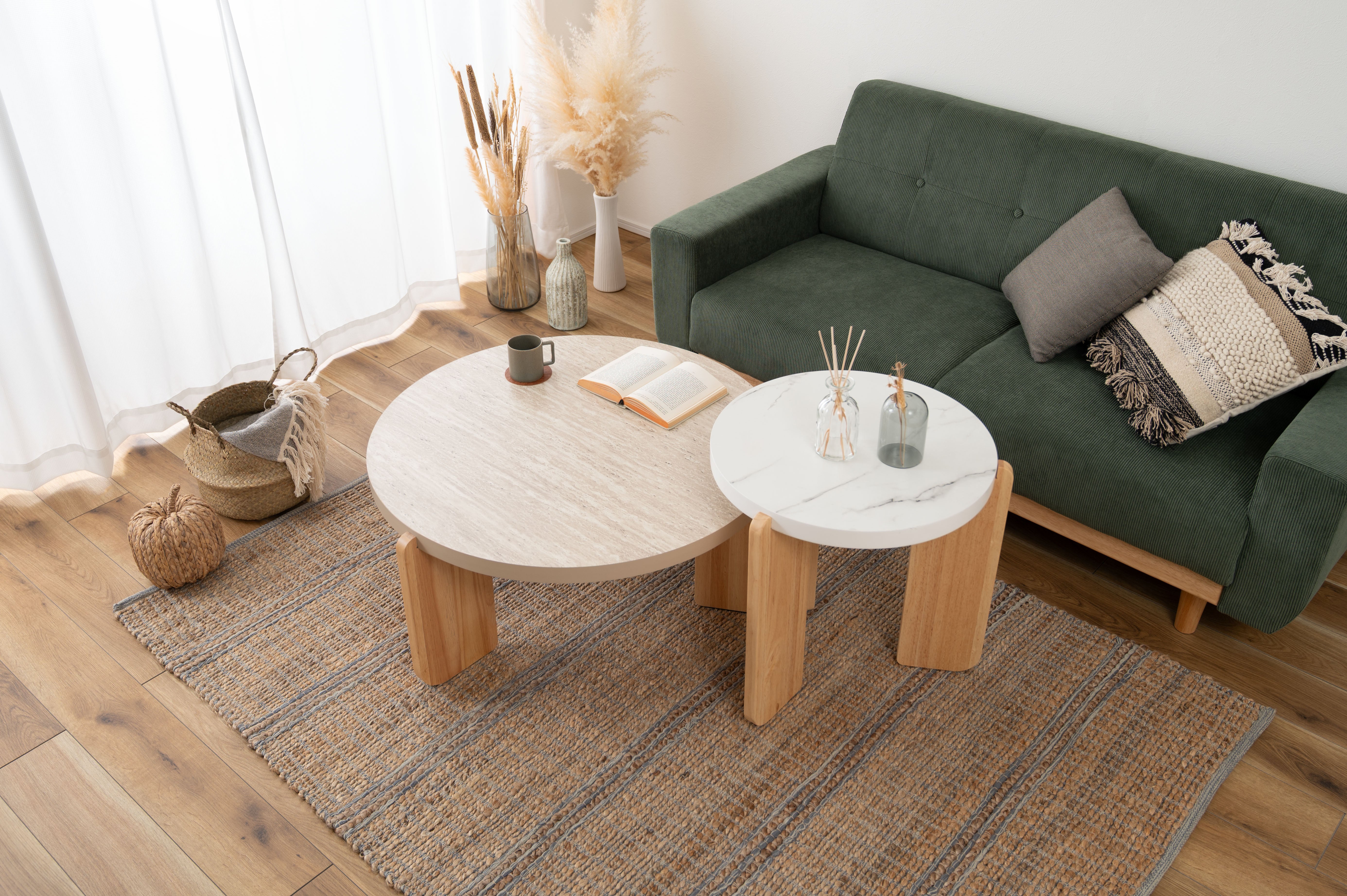 Pluumo Round Table BE / プルーモ ラウンドテーブル ベージュ