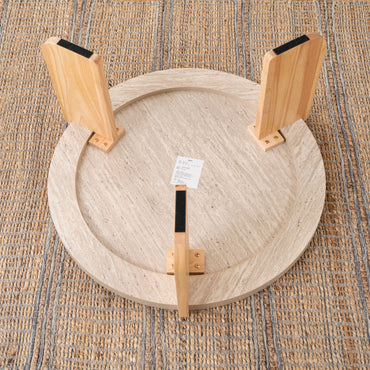 Pluumo Round Table BE / プルーモ ラウンドテーブル ベージュ