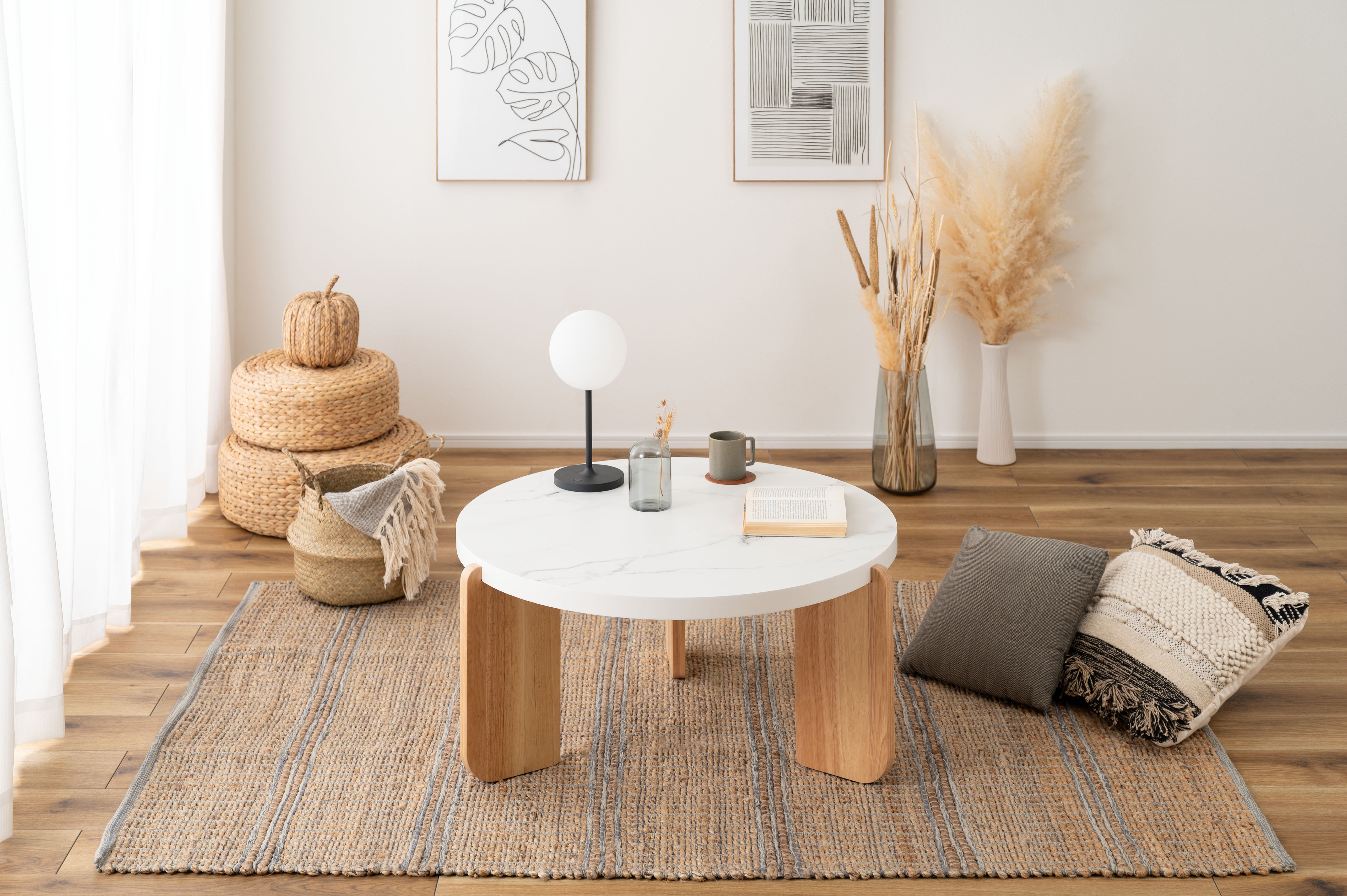 Pluumo Round Table WH / プルーモ ラウンドテーブル ホワイト