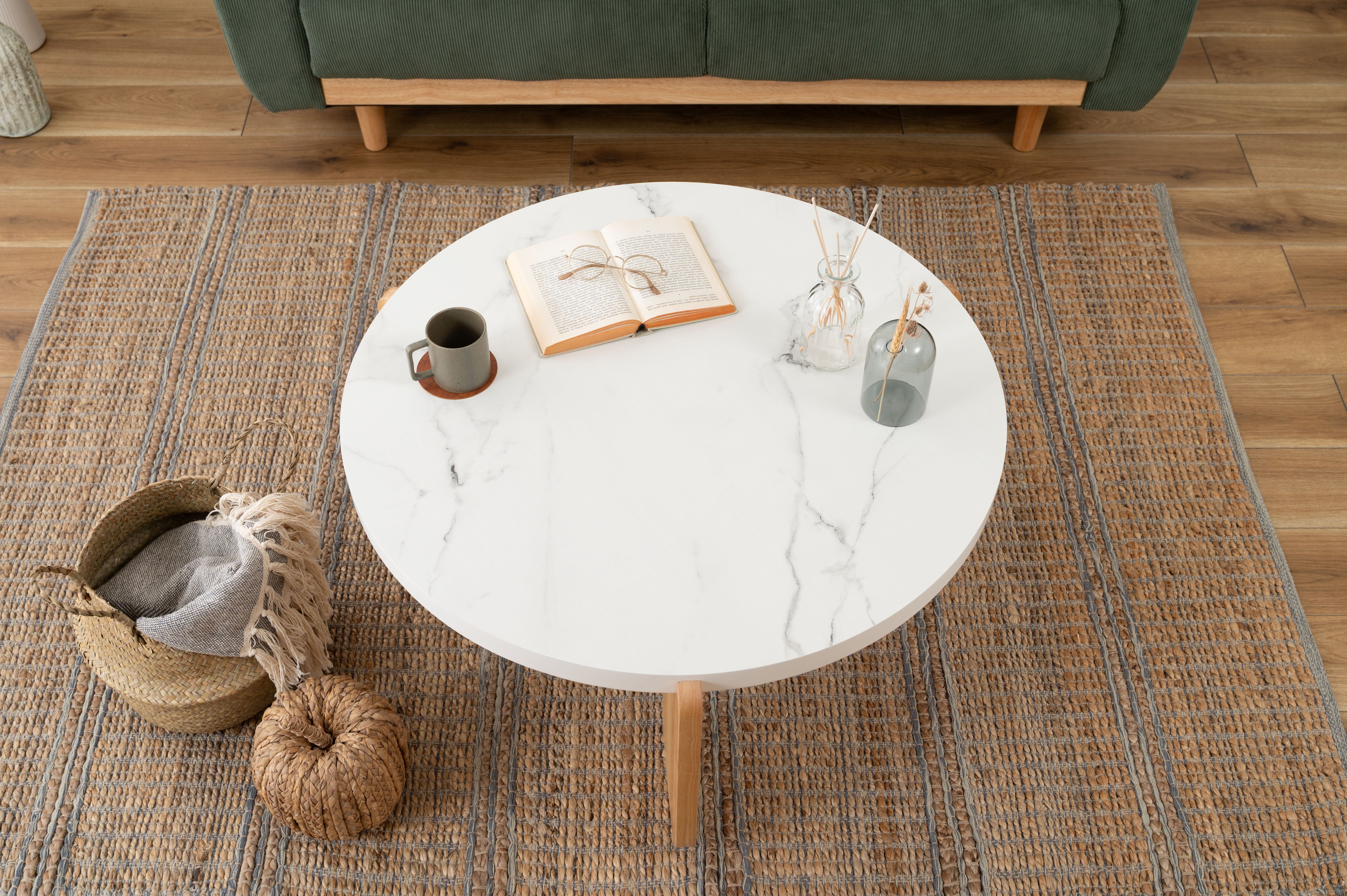 Pluumo Round Table WH / プルーモ ラウンドテーブル ホワイト