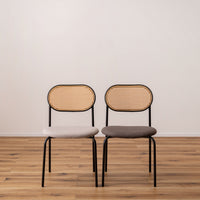 Oval Rattan Chair DGY / オーバル ラタンチェア ダークグレー