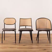 Curve Rattan Chair DGY / カーブ ラタンチェア ダークグレー