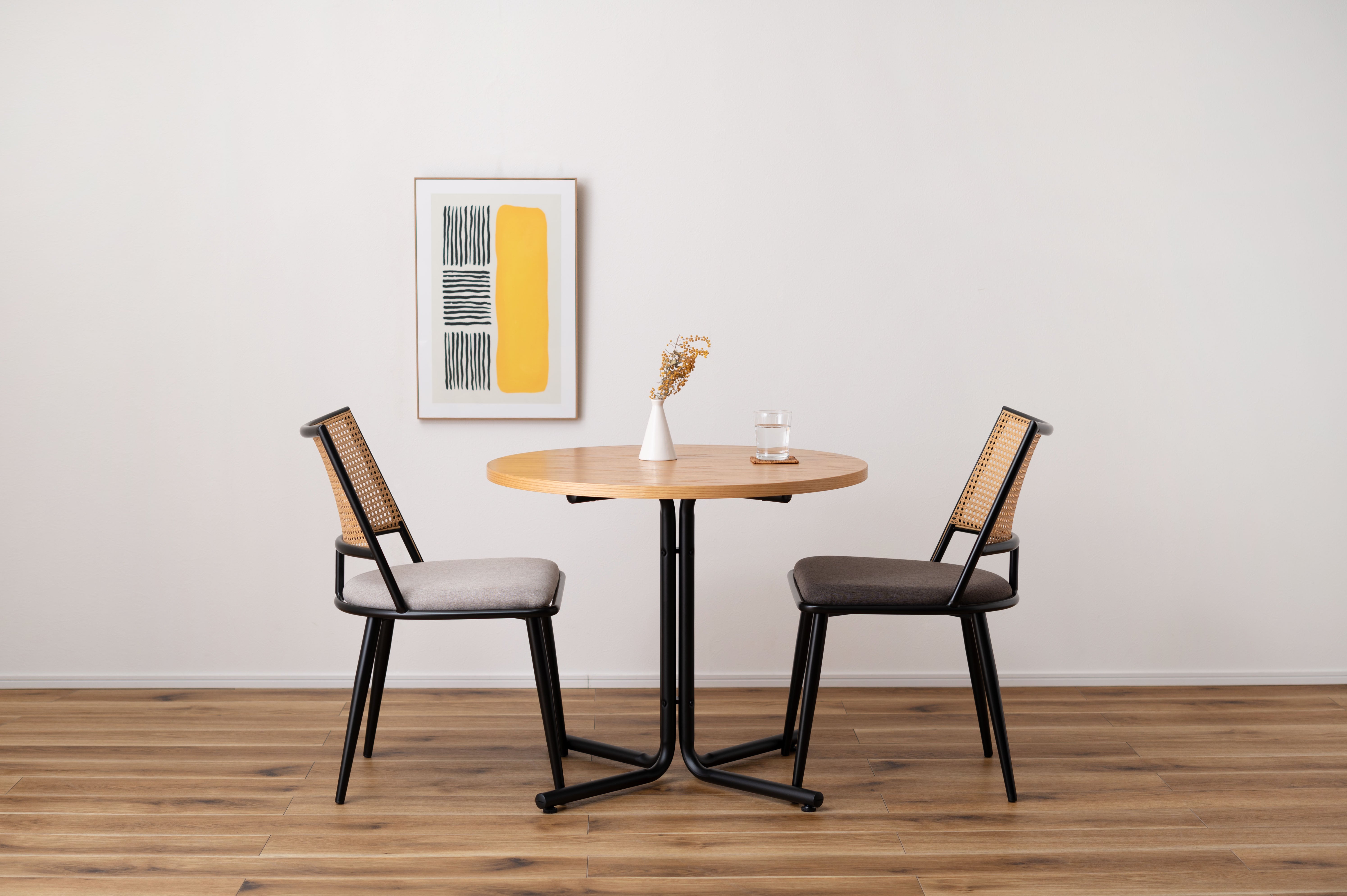 Curve Rattan Chair DGY / カーブ ラタンチェア ダークグレー