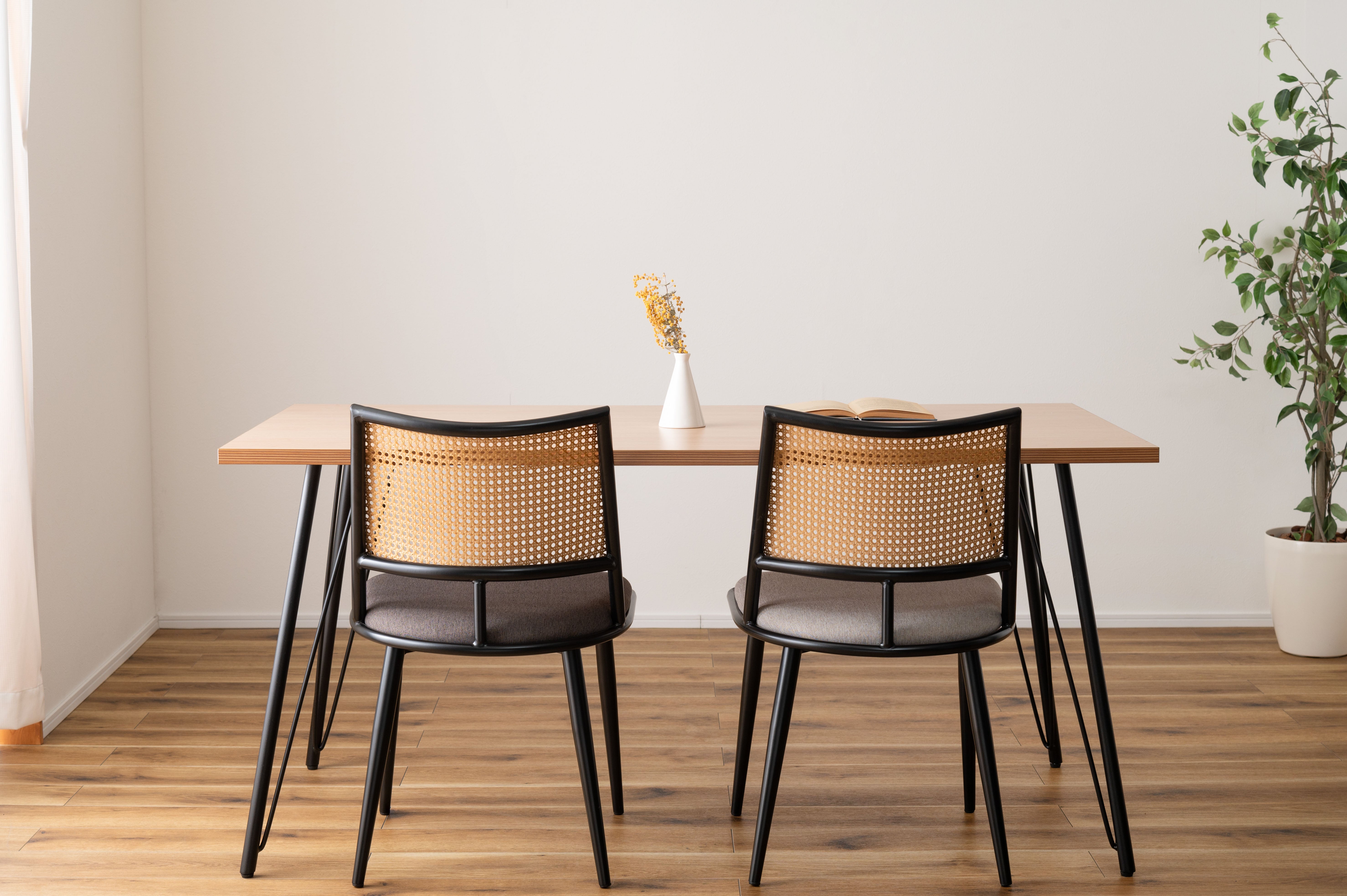 Curve Rattan Chair DGY / カーブ ラタンチェア ダークグレー