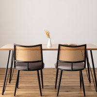 Curve Rattan Chair DGY / カーブ ラタンチェア ダークグレー