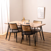 Curve Rattan Chair DGY / カーブ ラタンチェア ダークグレー