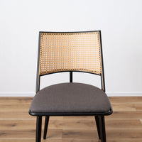 Curve Rattan Chair DGY / カーブ ラタンチェア ダークグレー