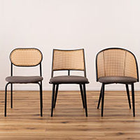 Curve Rattan Chair DGY / カーブ ラタンチェア ダークグレー