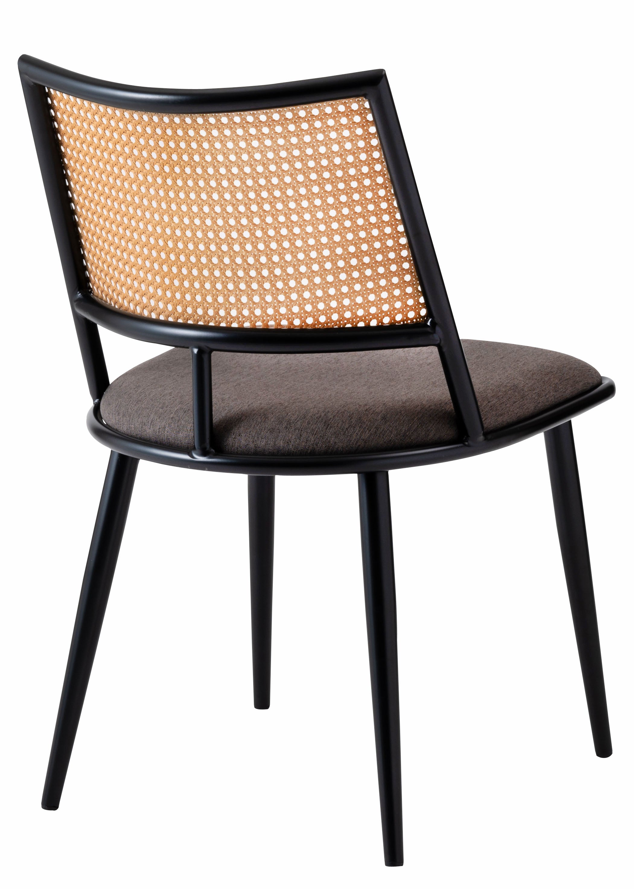 Curve Rattan Chair DGY / カーブ ラタンチェア ダークグレー