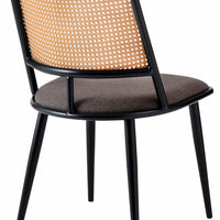 Curve Rattan Chair DGY / カーブ ラタンチェア ダークグレー