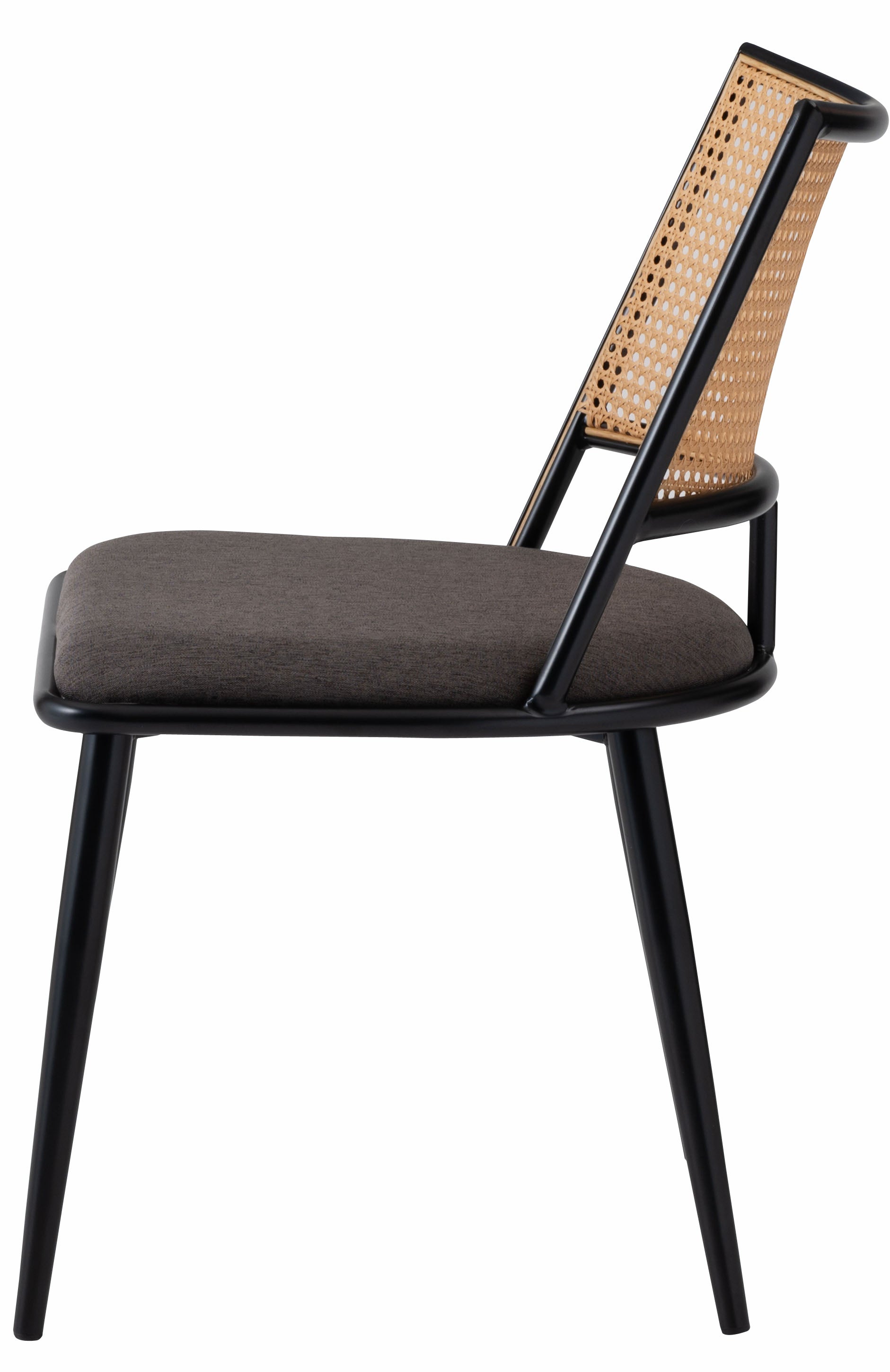 Curve Rattan Chair DGY / カーブ ラタンチェア ダークグレー