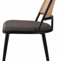 Curve Rattan Chair DGY / カーブ ラタンチェア ダークグレー