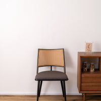 Curve Rattan Chair DGY / カーブ ラタンチェア ダークグレー