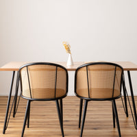 Rico Rattan Chair BE/ リコラタンチェアベージュ