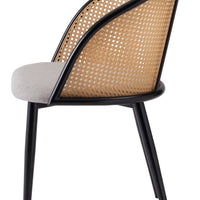 Rico Rattan Chair BE/ リコラタンチェアベージュ