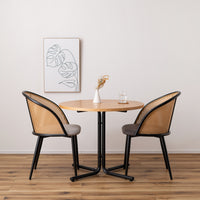 Rico Rattan Chair DGY/ リコラタンチェアダークグレー