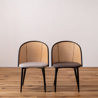 Rico Rattan Chair DGY/ リコラタンチェアダークグレー