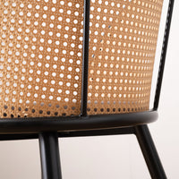 Rico Rattan Chair DGY/ リコラタンチェアダークグレー
