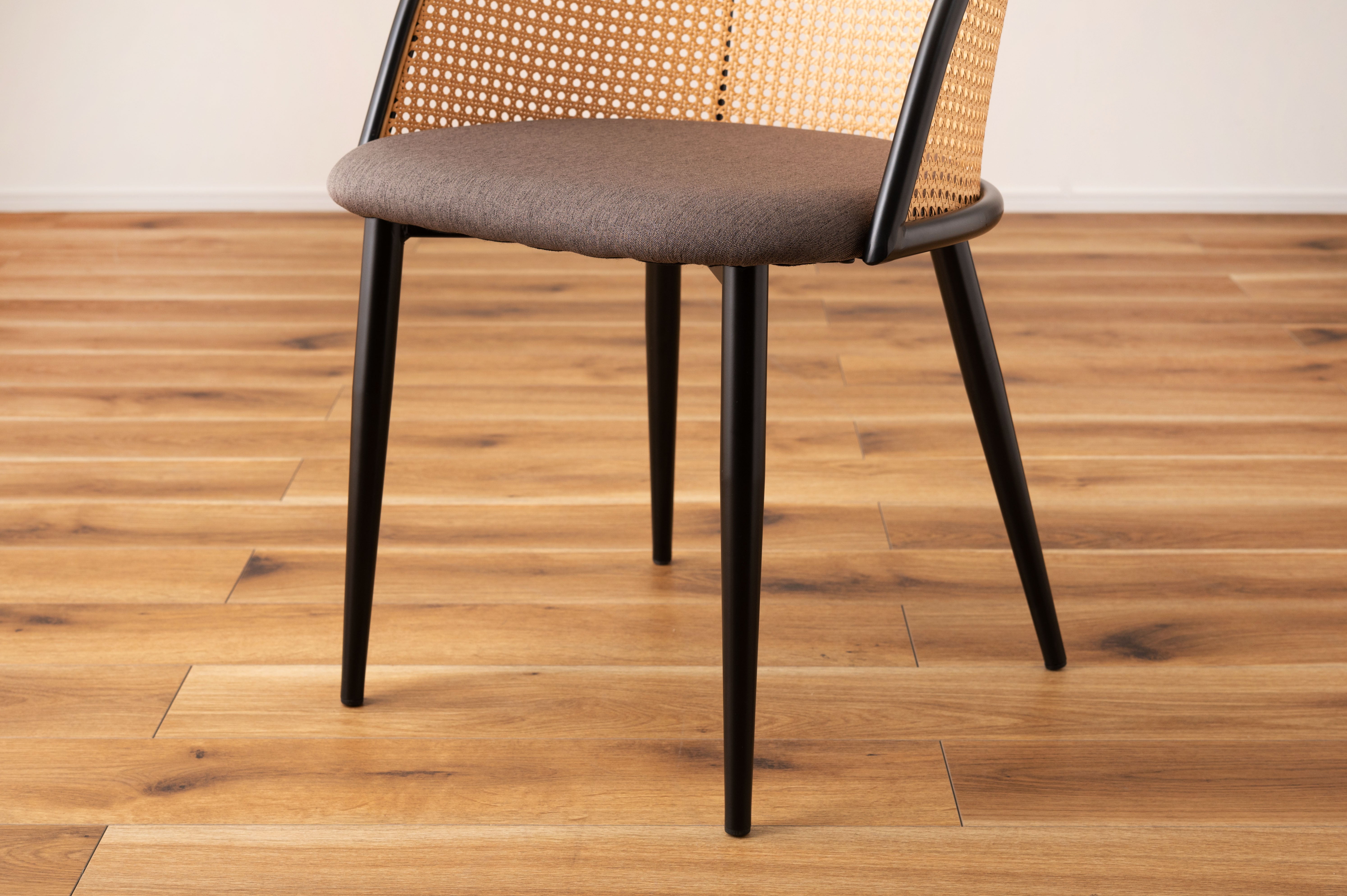 Rico Rattan Chair DGY/ リコラタンチェアダークグレー