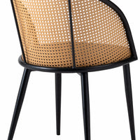 Rico Rattan Chair DGY/ リコラタンチェアダークグレー