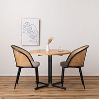 Rico Rattan Chair DGY/ リコラタンチェアダークグレー