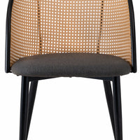 Rico Rattan Chair DGY/ リコラタンチェアダークグレー
