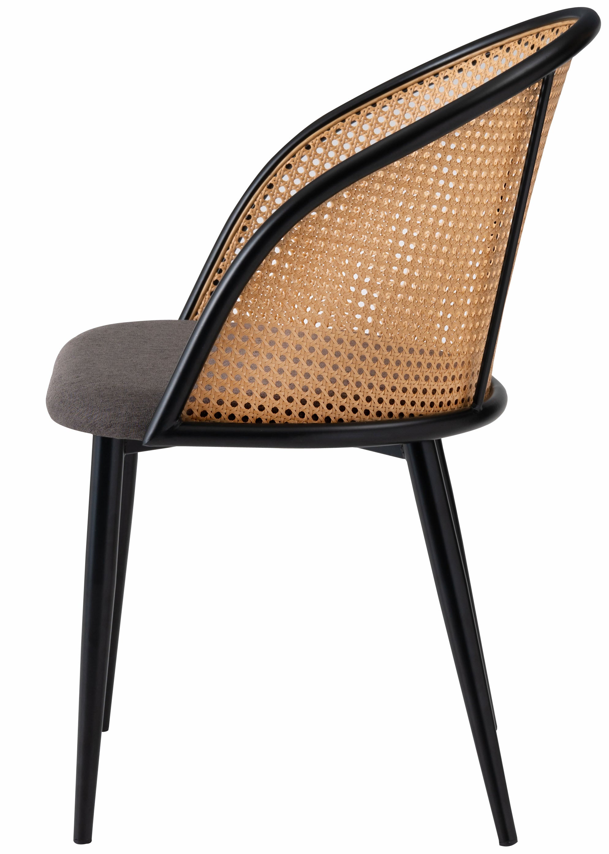 Rico Rattan Chair DGY/ リコラタンチェアダークグレー