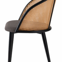 Rico Rattan Chair DGY/ リコラタンチェアダークグレー